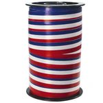 Maildor - Bolduc - ruban d'emballage 10 mm x 10 m - bleu/blanc/rouge