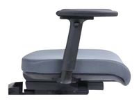 Paire d'accoudoirs réglables 2D pour fauteuil ROMEO - Structure en nylon - Noir