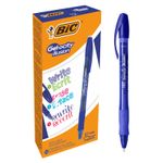 Bic Gelocity Illusion - Pack de 12 rollers effaçables - 0,7 mm - bleu