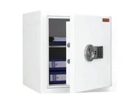 Reskal SB1000EL - Coffre-fort à valeur assurable 65L - à code - 2 étagères - acier blanc