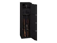 Reskal - Armoire de sécurité 55 kg pour 5 fusils - à clé - acier noir