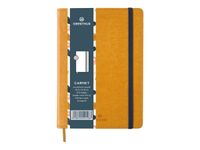 Oberthur Carmen - Carnet de notes souple A6 - ligné - moutarde
