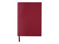 Oberthur - Carnet de notes en cuir - A6 - grenat