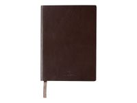 Oberthur - Carnet de notes en cuir - A5 - brun