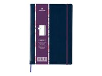 Oberthur Carmen - Carnet de notes souple A5 - uni - bleu