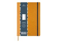 Oberthur Carmen - Carnet de notes souple A5 - ligné - 200 pages - moutarde
