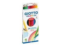 GIOTTO Colors 3.0 - 24 Crayons de couleur