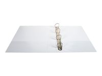 Exacompta Kreacover - Classeur à anneaux personnalisable - Dos 50 mm - A4 Maxi - blanc - 2 pochettes extérieures