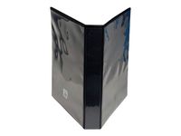 Exacompta Kreacover - Classeur à anneaux personnalisable - Dos 60 mm - A4 Maxi - pour 225 feuilles - noir - 3 pochettes extérieures