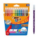 BIC Kids Couleur - 12 Feutres format spécial