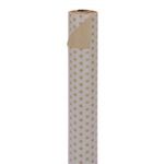 Logistipack - Papier cadeau kraft - 70 cm x 40 m - 60 g/m² - motif pois
