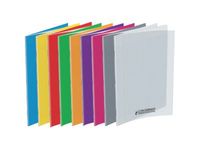Conquérant Classique - Cahier polypro A4 (21x29,7cm) - 96 pages - grands carreaux (Seyes) - disponible dans différentes couleurs