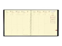 Verona - Agenda spiralé 1 semaine sur 2 pages - 16 x 16 cm - indigo - Quo Vadis