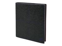 Verona - Agenda spiralé 1 semaine sur 2 pages - 16 x 16 cm - noir - Quo Vadis