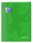 Oxford EasyBook - Cahier polypro 24 x 32 cm - 96 pages - grands carreaux (Seyes) - vert