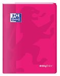 Oxford EasyBook - Cahier polypro 24 x 32 cm - 96 pages - grands carreaux (Seyes) - rose