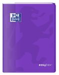 Oxford EasyBook - Cahier polypro 24 x 32 cm - 96 pages - grands carreaux (Seyes) - violet
