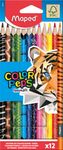 Maped Color'Peps Animals - 12 Crayons de couleur