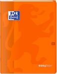 Oxford EasyBook - Cahier polypro 24 x 32 cm - 96 pages - grands carreaux (Seyes) - orange