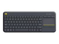 Logitech K400 Plus - clavier sans fil Azerty - avec pavé tactile intégré