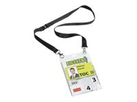Durable - 10 Portes badge événementiel A6 - avec lacet textile