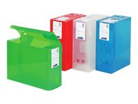 Viquel Propyglass - Boîte de classement plastique - dos 120 mm - rouge