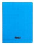 Calligraphe 8000 - Cahier polypro 24 x 32 cm - 192 pages - grands carreaux (Seyes) - bleu
