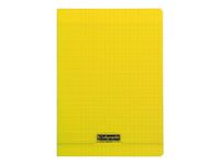 Calligraphe 8000 - Cahier polypro 24 x 32 cm - 192 pages - grands carreaux (Seyes) - jaune