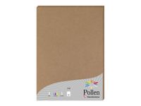 Pollen - 25 Feuilles papier couleur - A4 (21 x 29,7 cm) - 210 g/m² - kraft