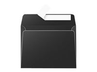 Pollen - 20 Enveloppes - 90 x 140 mm - 120 g/m² - noir