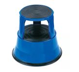 Tabouret - 2 marches - métal - bleu