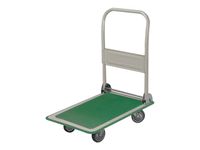 Chariot pliant - plateau vert - 300 kg