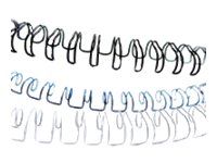 Fellowes - 100 anneaux de reliure en métal - 10 mm - jusqu'à 80 feuilles - blanc