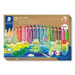 STAEDTLER Buddy - 18 Crayons de couleur - pointe large
