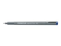 STAEDTLER pigment liner - Feutre fin - 0.3 mm - bleu