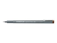 STAEDTLER pigment liner - Feutre fin - 0.3 mm - marron