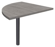 Angle de Liaison à 90° IDRA/DUAL - Pied anthracite - plateau imitation Chêne gris