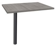 Burocean - Componente de escritorio - rectangular - roble gris - antracita base