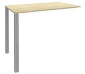 Burocean Lounge - Componente de mesa - rectangular - arce - aluminio base