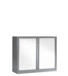 VINCO Etic - Aparador - 2 Puertas - acero, polipropileno - blanco, plata, RAL 9006