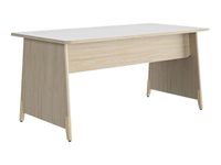 Bureau ARTEFACT - 160 cm - Pieds panneaux - Orme