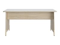Bureau ARTEFACT - 140 cm - Pieds panneaux - Orme