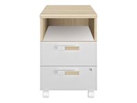 Caisson mobile ARTEFACT - 2 tiroirs - Orme