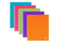 Oxford School Life - Porte vues à spirale - 80 vues - A4 - disponible dans différentes couleurs