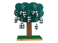 Riviera Games - Porte-clés Arbre En Bois - simple et double
