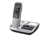 Gigaset E560A - téléphone sans fil - avec répondeur - argent