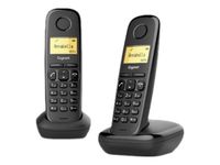 Gigaset A170 Duo - téléphone sans fil + combiné supplémentaire - noir