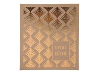 Exacompta - Livre d'or 140 pages tranche or - 21x19cm - PALMYRE nude ass