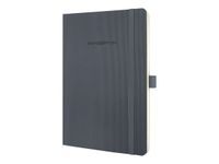 Sigel Conceptum Vintage - Carnet de notes A4 - ligné - gris