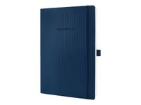 Sigel Conceptum Pure Softcover - Carnet de notes A4 - ligné - bleu nuit